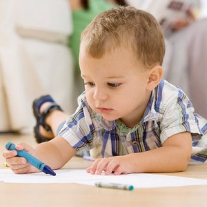 child explores new areas